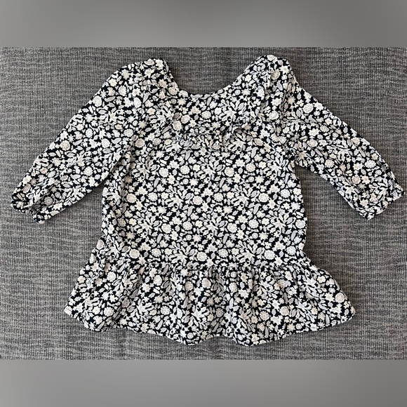 As New babyGap Black Ruffle Dress RRP $39.99 Sz 12-18 M - Picture 1 of 1